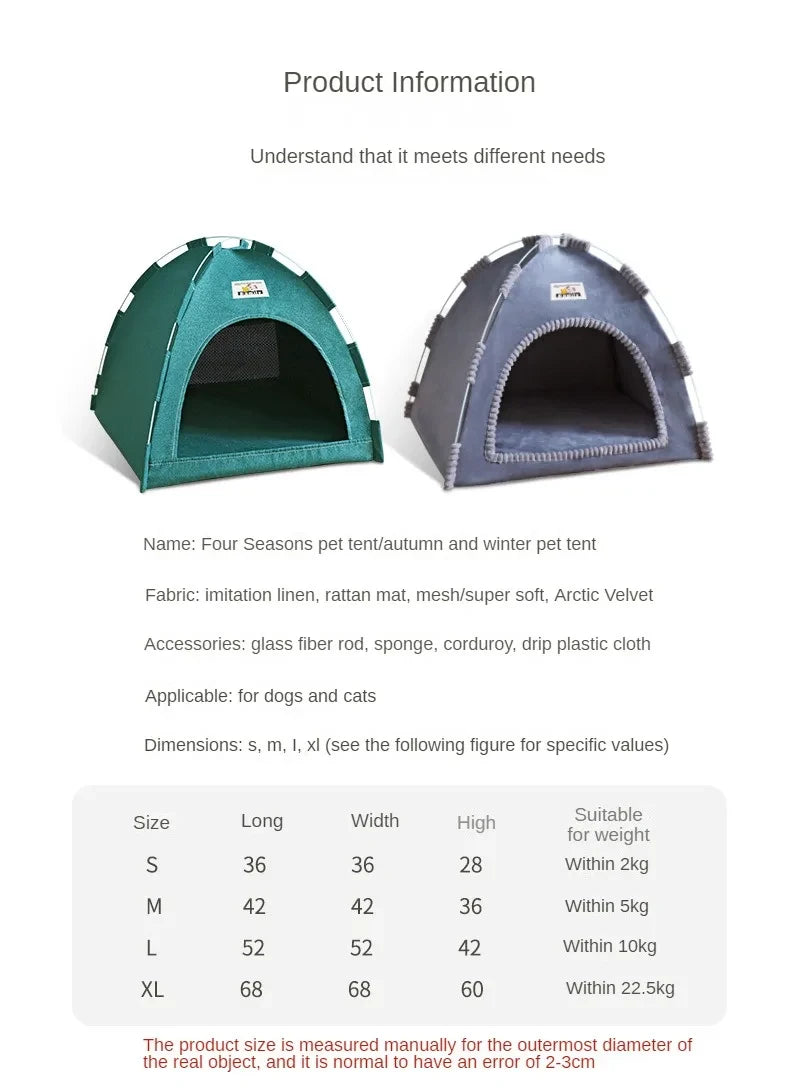 Foldable Portable Pet Tent
